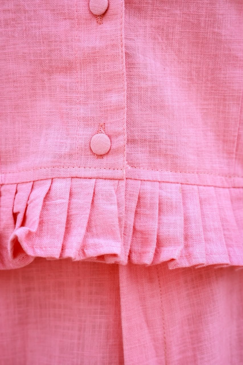Premium linen skirt with top  Cute finish view 4